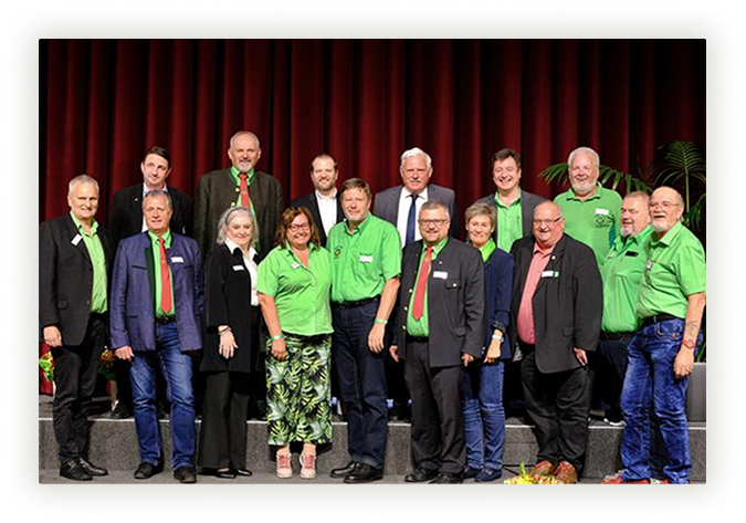 Siedlerverein Funktionäre